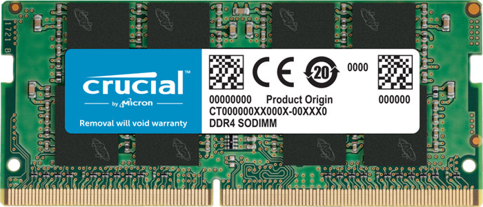 Crucial 16GB (1x16GB) DDR4 SODIMM 3200MHz CL22 1.2V Un-Ranked Laptop Laptop Memo image 0