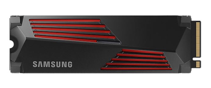 Samsung 990 Pro 1TB with Heatsink Gen4 NVMe SSD 7450MB/s 6900MB/s R/W 1550K/1200 image 0