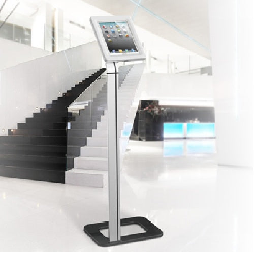 Brateck Anti-theft Tablet Kiosk Floor Stand with Aluminum Base Fit Screen Size image 2