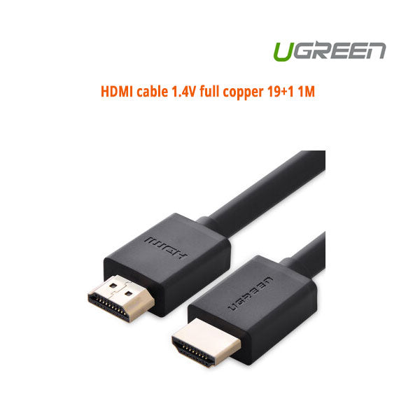 UGREEN HDMI 1.4 Cable — Full Copper 19+1 Conductors, 1M (10106)