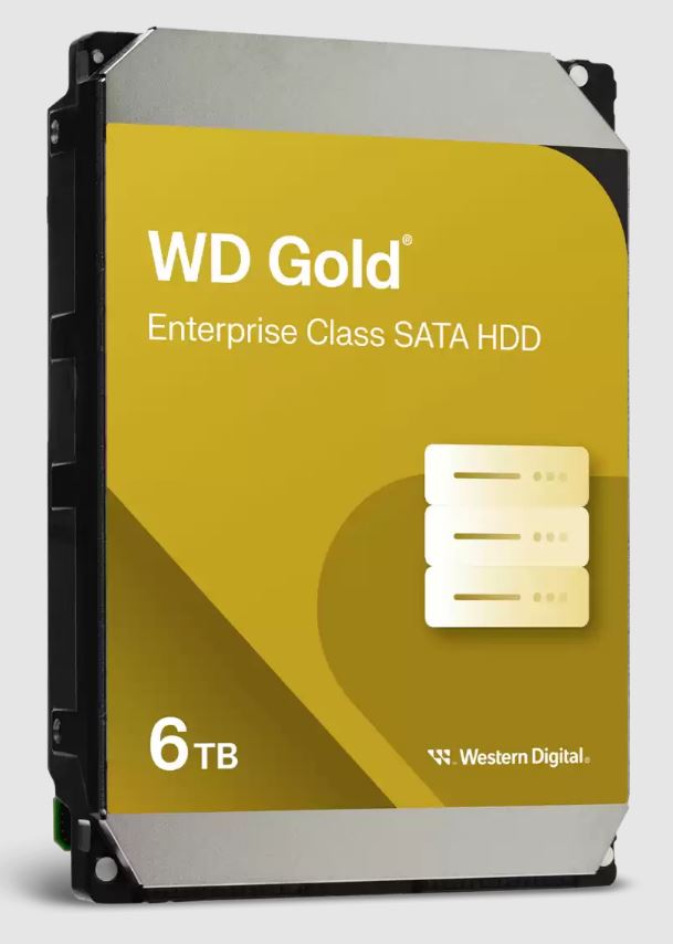 Western Digital 6TB 3.5' WD Gold Enterprise Class SATA 6 Gb/s HDD 7200 RPM  CMR image 2