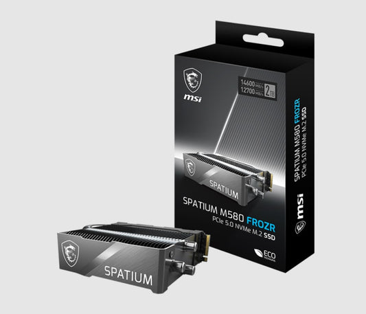 MSI SPATIUM M580 PCIe 5.0 NVMe M.2 FROZR 2TB, PCIe Gen5x4, SEQUENTIAL READ up to image 0