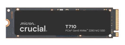 Crucial T710 2TB PCIe Gen5 NVMe 2280 SSD - 14500/13800 MB/s R/W 1200TBW 1500K IO image 0