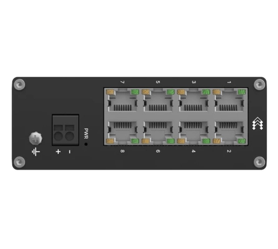 Teltonika TSW030 8-PORT ETHERNET SWITCH, 2-PIN Power Input, 10/100 Mbps,Integrea image 3