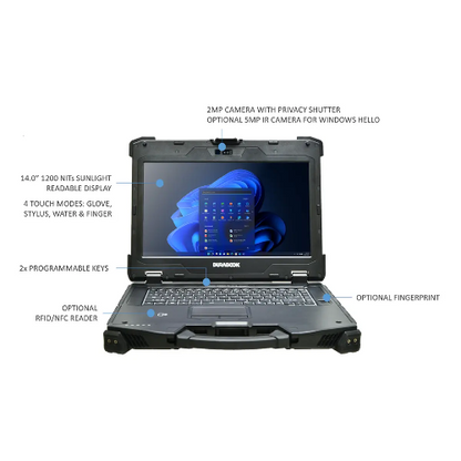 DURABOOK Z14I, 14' FHD, Intel® Core™ Ultra 5 125U, Windows 11, 16GB RAM, 512G image 0