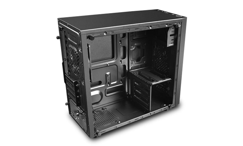 DeepCool MATREXX 30 Full Tempered Glass Side Panel M-ATX Case, 1x 120mm Black Fa image 1