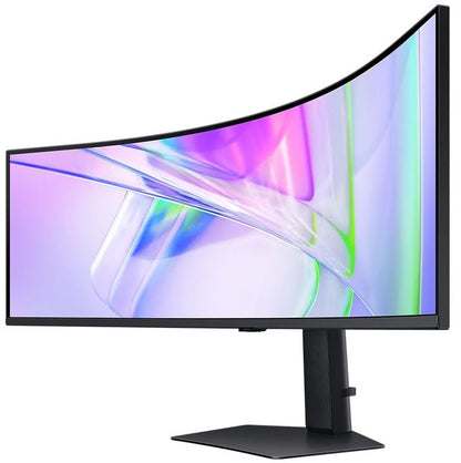 Samsung 49' ViewFinity Monitor Dual QHD 5120x1440 5ms 32:9 1000R Tilt Swivel Hei image 2