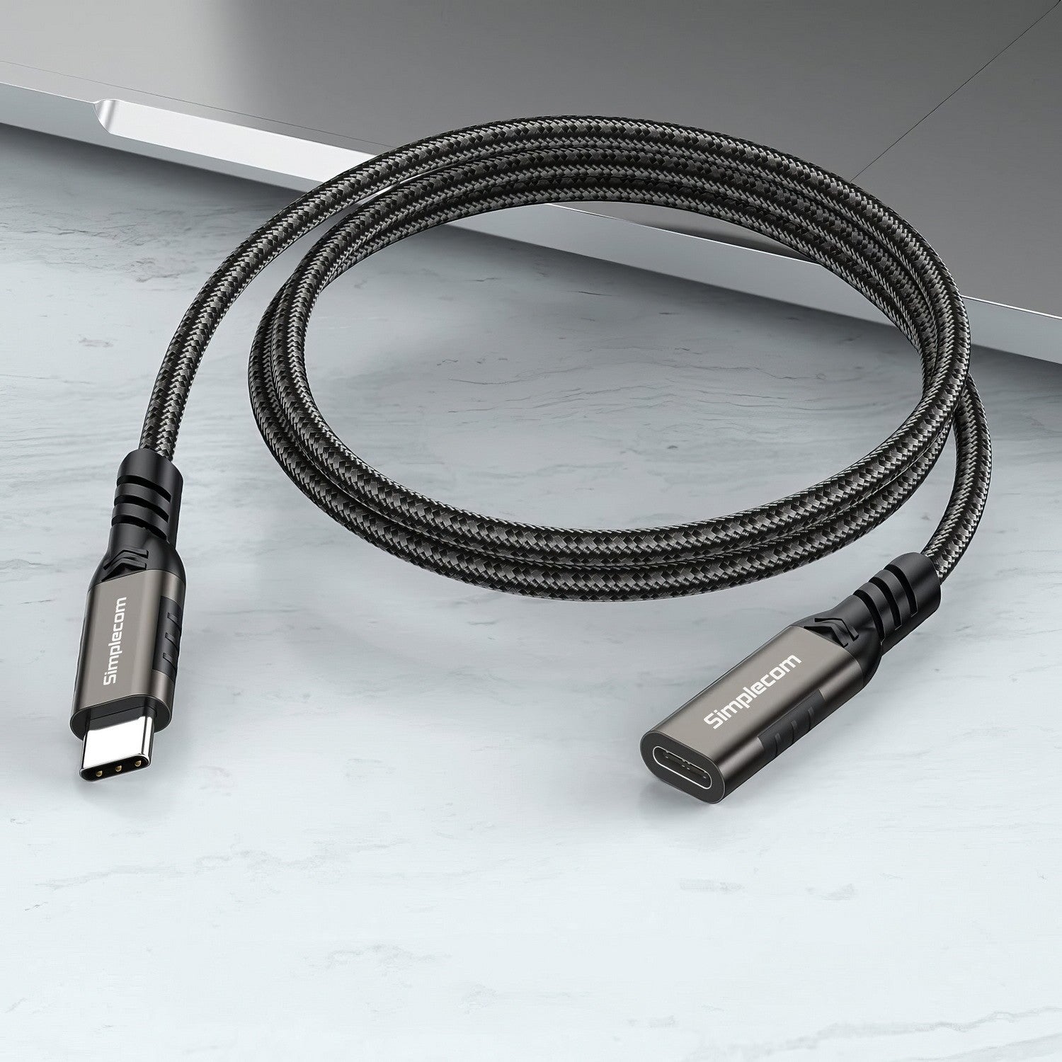 Simplecom CAU605 USB-C Male to Female Extension Cable USB 3.2 Gen2 PD 100W 20Gbp image 2