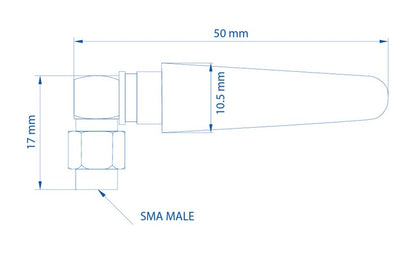 Teltonika Angled Compact Mobile Antenna image 1
