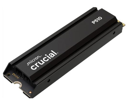 Crucial P510 1TB Gen5 2280 NVMe M.2 SSD w Heatsink 11,000/9,500 MB/s R/W 600TBW image 1