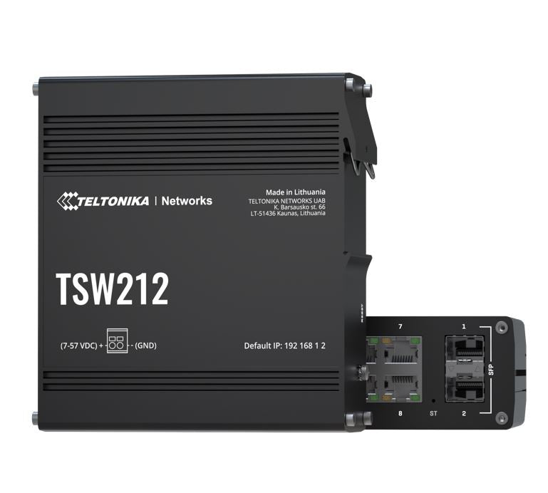 Teltonika Managed Ethernet Switch, L2 With additional L3 Features, Supports Prof image 0