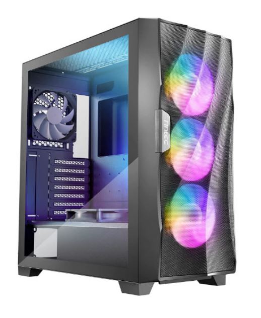 Antec DF700 FLUX Wave Mesh Front, 5x pre-installed (3x ARGB Fan, 1x Rear,  PSU S image 2