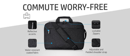 HP 15.6' Prelude Pro Recycle Top Load Carry Case Laptop Bag Recycled Fabric Stra image 2