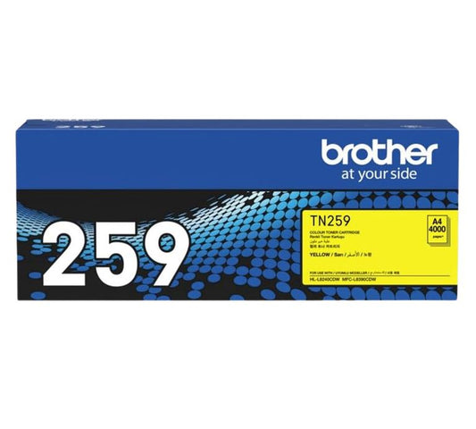 Brother TN-259Y **NEW** YELLOW SUPER HIGH YIELD CARTRIDGE TO SUIT MFC-L8390CDW/H image 1