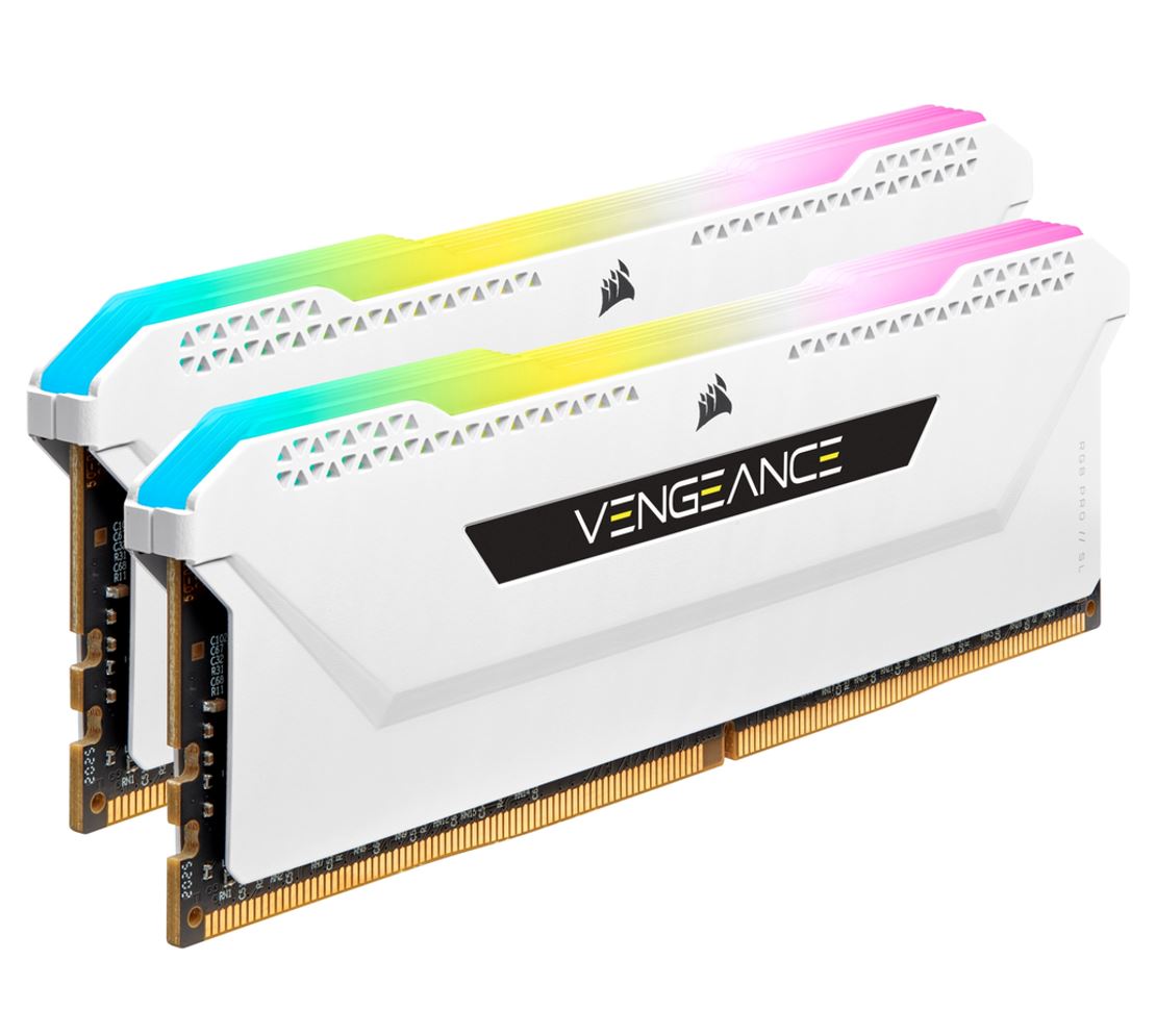 Corsair Vengeance RGB PRO SL 16GB (2x8GB) DDR4 3600Mhz C18 White Heatspreader De image 0
