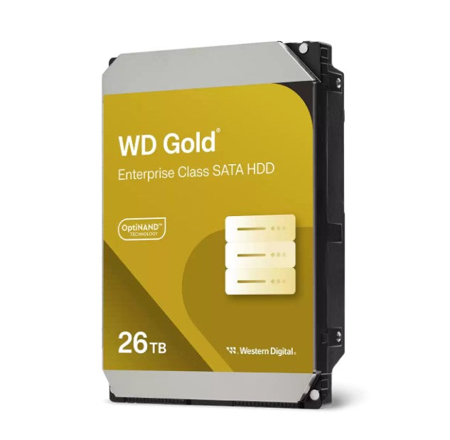 Western Digital WD Gold Enterprise Class SATA HDD - 26TB 3.5' SATA 6Gb/s 7200RPM image 0