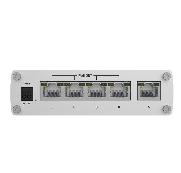 Teltonika Automotive POE+ Switch, 4x PoE Ports, 5 x Gigabit Ethernet ports with image 2