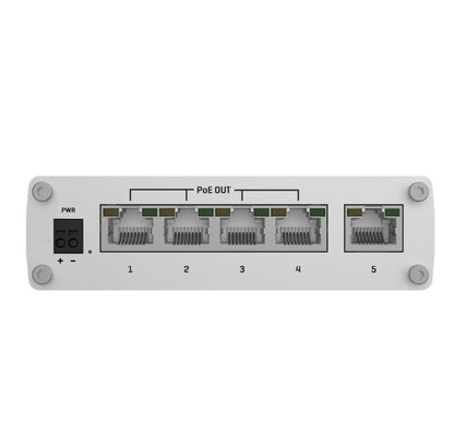 Teltonika Automotive POE+ Switch, 4x PoE Ports, 5 x Gigabit Ethernet ports with image 2