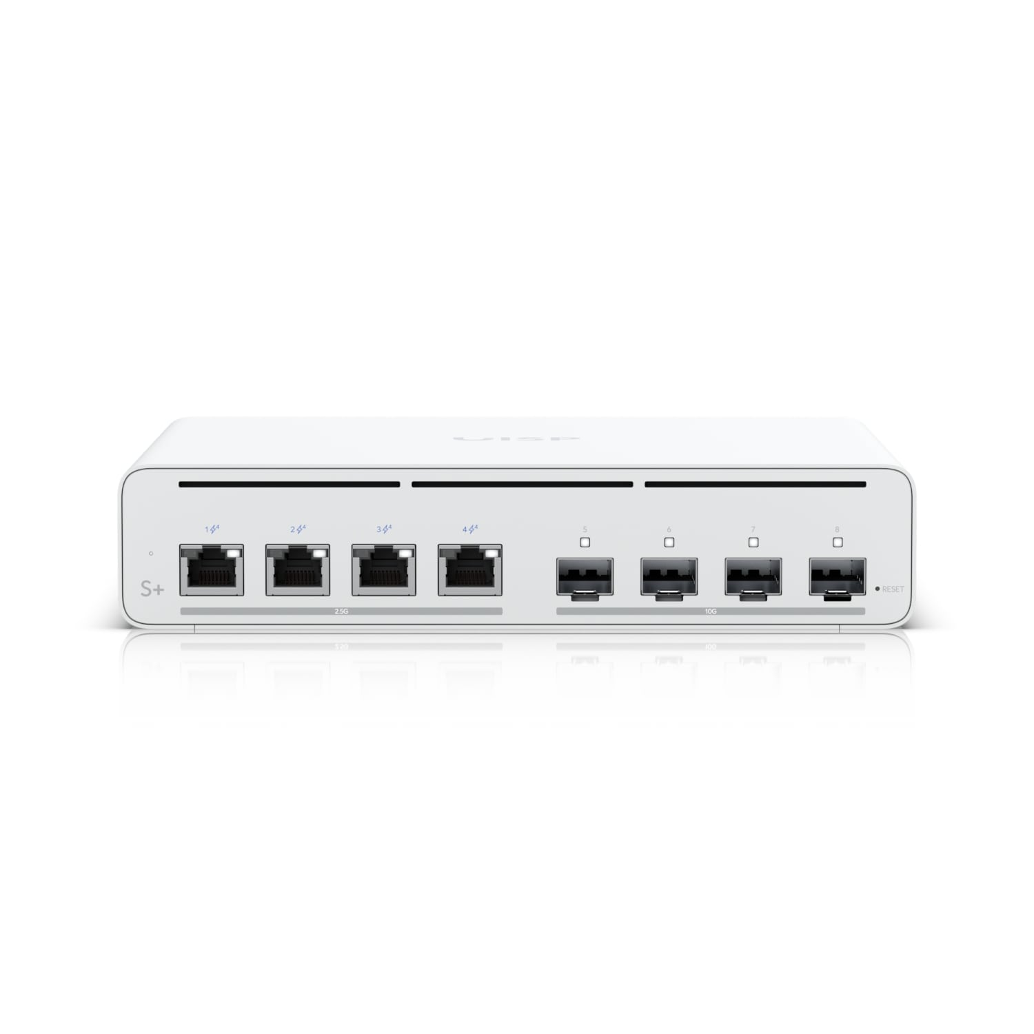 Ubiquiti UISP Switch Plus, 2.5 GbE PoE Switch For ISP Applications, RJ45 Ports, image 1