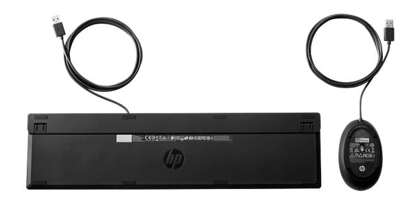 HP 320MK USB Wired Desktop Keyboard Mouse Combo Reduced-sized & Low-Profile Quie image 2