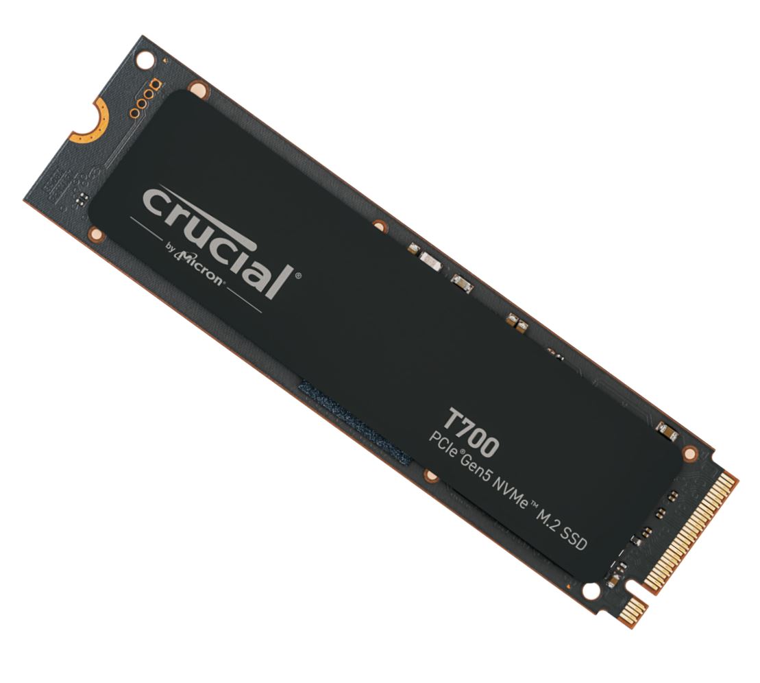 Crucial T700 4TB Gen5 NVMe SSD - 12400/11800MB/s R/W 2400TBW 1500K IOPs 1.5M hrs image 0