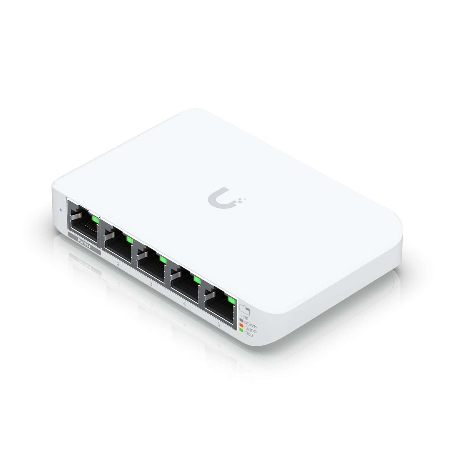 Ubiquiti USW Flex Mini, UniFi, Layer 2 Gigabit Switch, 5x GbE RJ45 Ports, Power image 0