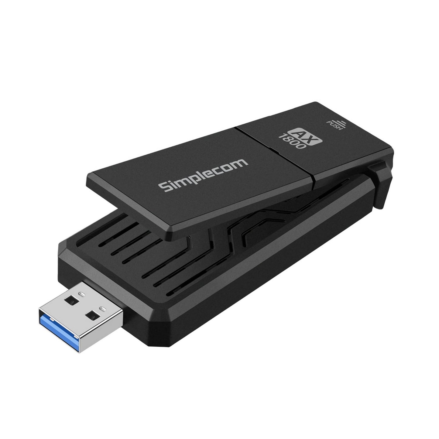 Simplecom NW812 AX1800 Dual Band WiFi 6 USB Adapter with Foldable Antenna image 3
