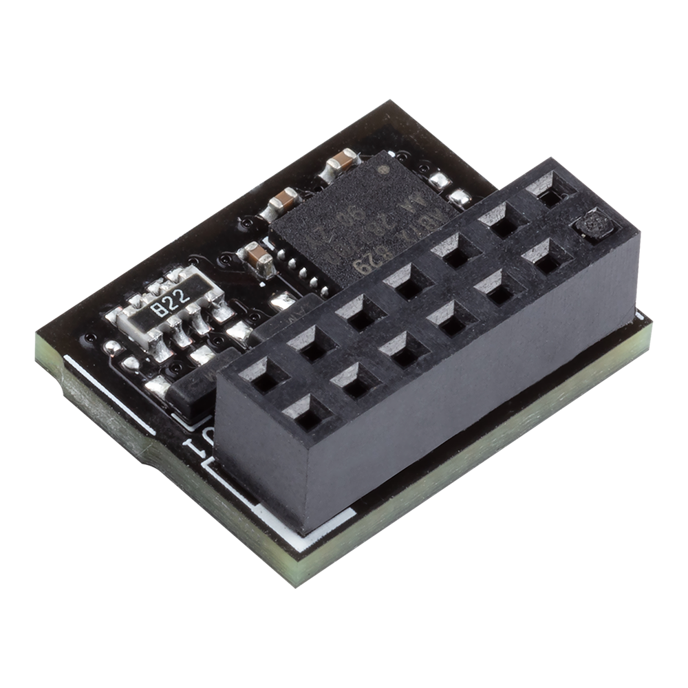 ASUS TPM-SPI TPM Chip, Improve Your Computer's Security. 14-1 pin and SPI interf image 1