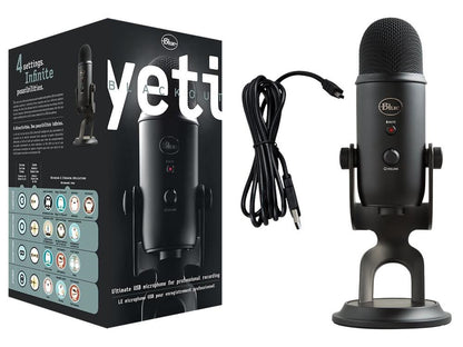 Logitech YETI Premium Multi-Pattern USB Microphone with Blue VO!CE 2-Year Limite image 0