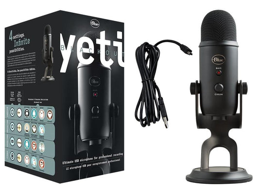 Logitech YETI Premium Multi-Pattern USB Microphone with Blue VO!CE 2-Year Limite image 0