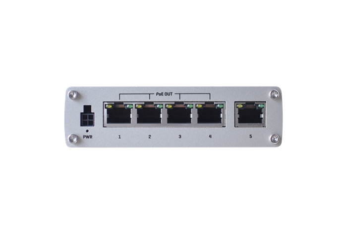Teltonika Industrial POE+ Ethernet Switch, 4 x PoE+ ports, Power Up to 120W, 5 x image 3