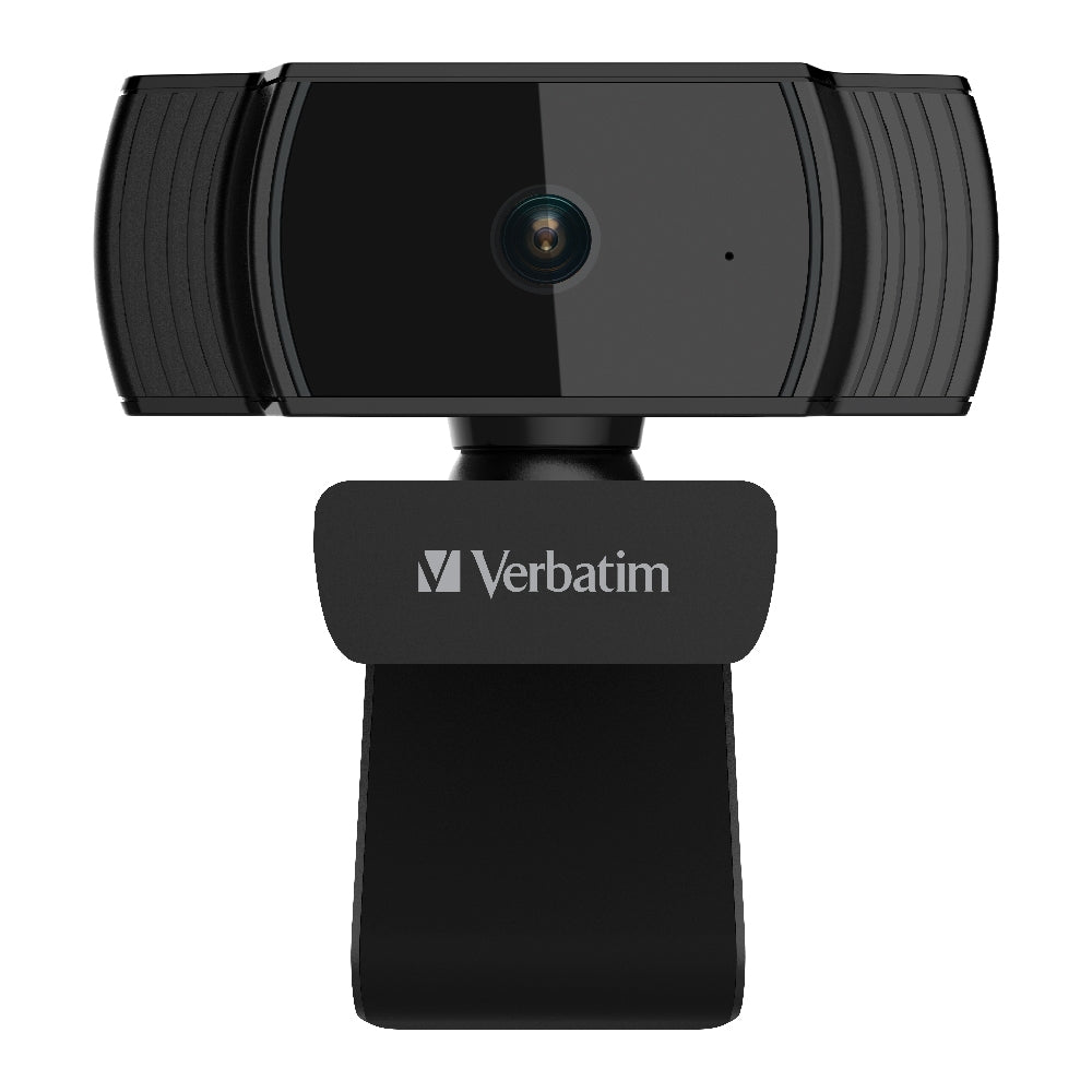 Verbatim Webcam Full HD 1080P with Auto Focus - Black image 1