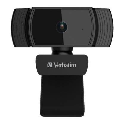 Verbatim Webcam Full HD 1080P with Auto Focus - Black image 1