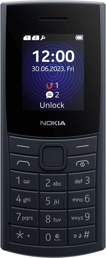 Nokia 110 4G 128MB - Midnight Blue (1GF018NPE1L01)*AU STOCK*, 1.8', 48MB/128MB, image 1