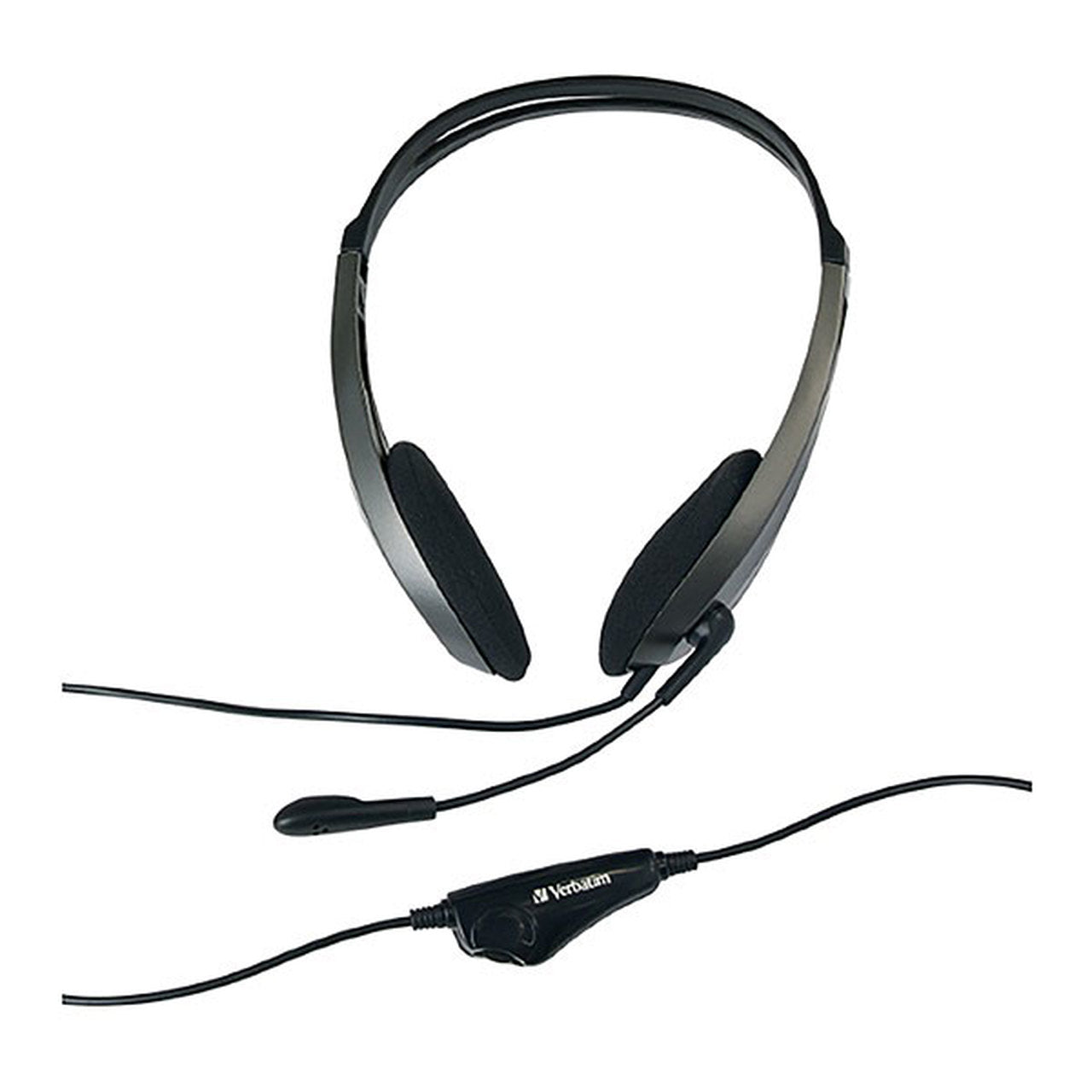 Verbatim Multimedia Headset with Microphone - Headphones Wide Frequency Stereo, image 1