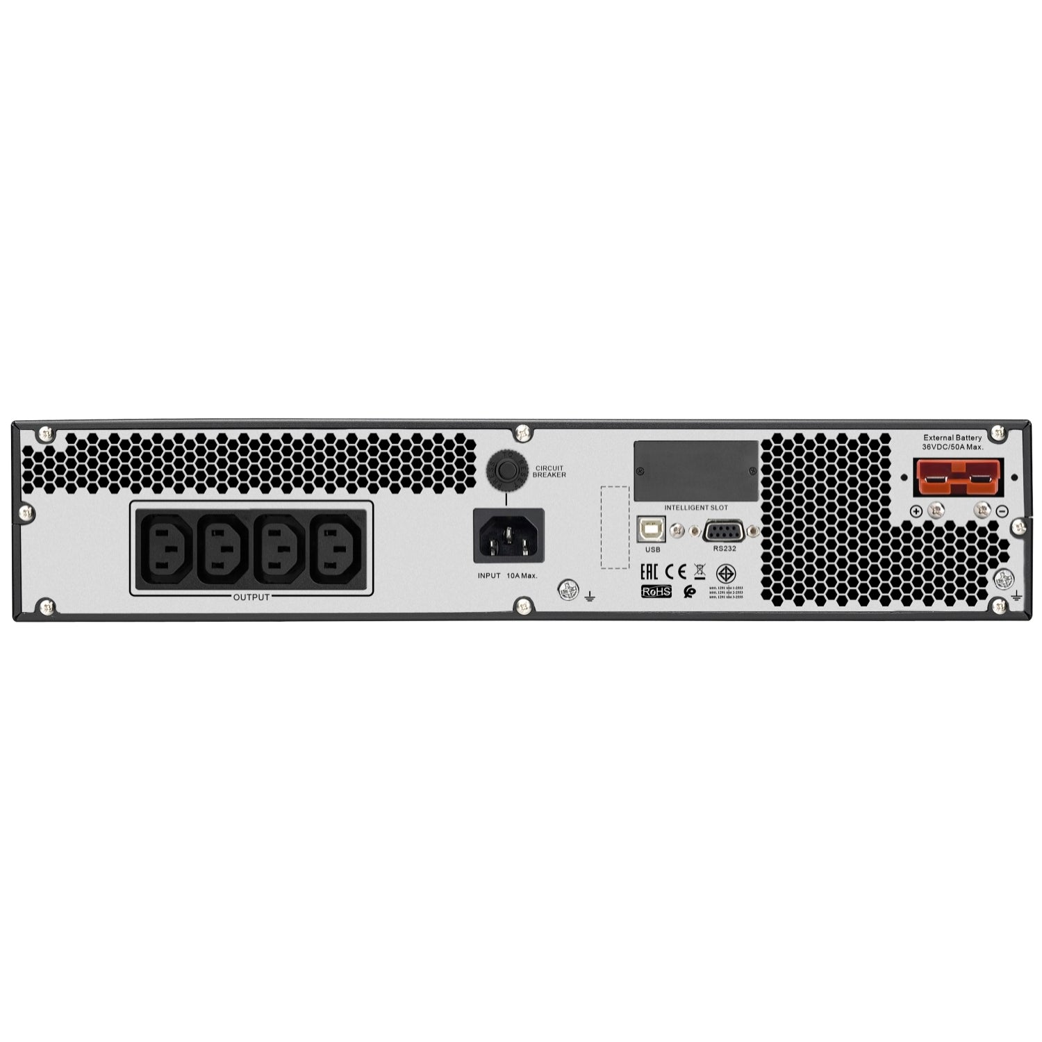 APC Easy UPS 1000VA/800W Online UPS, 4U Rackmount, 230V/10A Input, 3x IEC C13 Ou image 1
