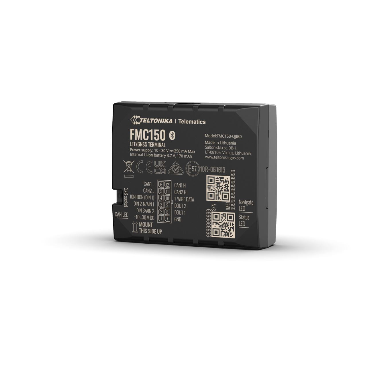 Teltonika FMC150 - Advanced 4G LTE Cat 1 GPS tracker with integrated CAN data pr image 2