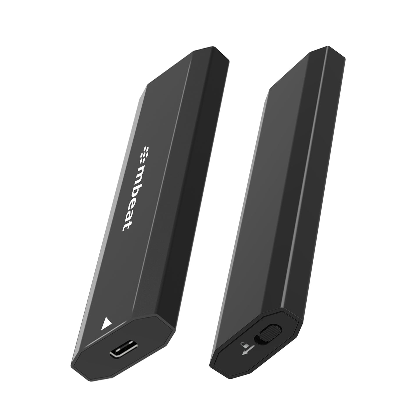 mbeat Elite USB-C to M.2 SSD Enclosure - Pocket Size, Ultra Durable, Supports M image 0