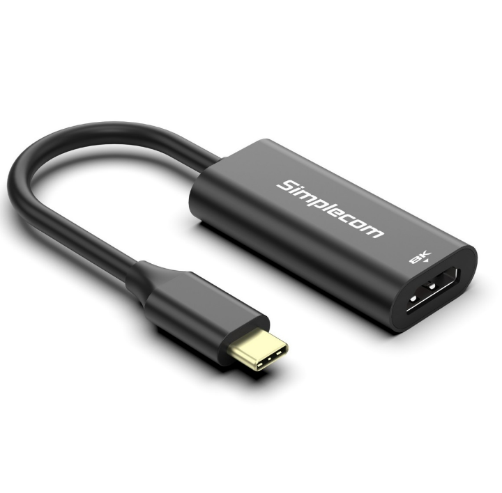 Simplecom DA105 USB-C to HDMI 2.1 Adapter 8K@60hz Converts a USB-C port to a HDM image 1