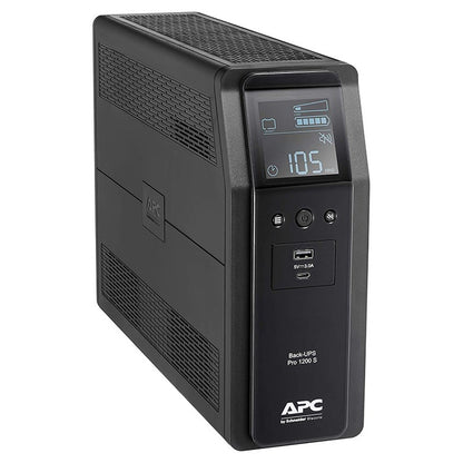 APC Back-UPS Pro 1200VA/720W Line Interactive UPS, Tower, 230V/10A Input, 8x IEC image 0