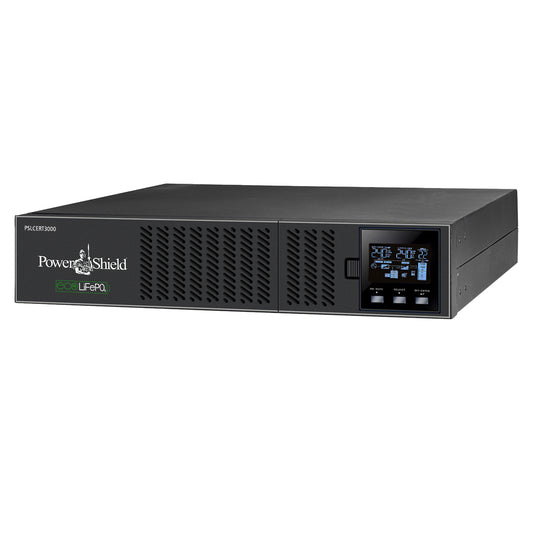 PowerShield LiFePO4 Centurion RT 3000VA/2700W - 15Amp, 4 AUS sockets, hot-swappa image 1