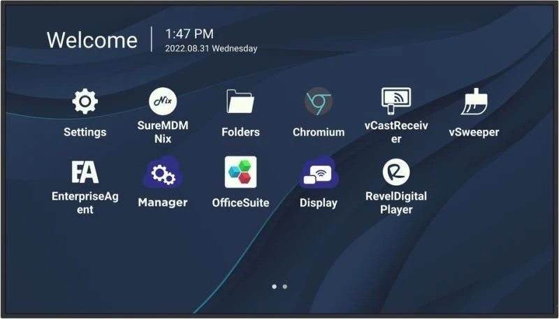 ViewSonic CDE5530 55' 4K Presentation Display Wireless presentation, ?Single USB image 0
