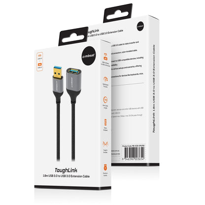 mbeat Tough Link 1.8m USB 3.0 to USB 3.0 Extension Cable  Plug-and-Play Adaptive image 3
