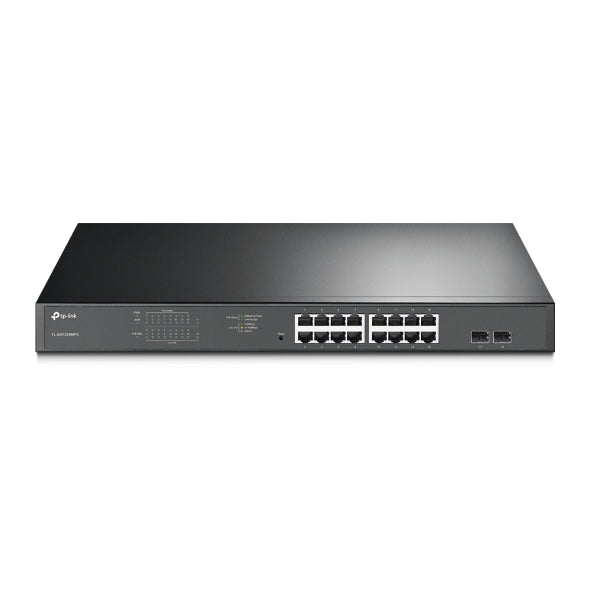 TP-Link TL-SG1218MPE 16-Port Gigabit Easy Smart PoE+ Switch with 2 SFP Slots image 2