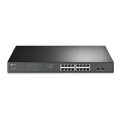 TP-Link TL-SG1218MPE 16-Port Gigabit Easy Smart PoE+ Switch with 2 SFP Slots image 2