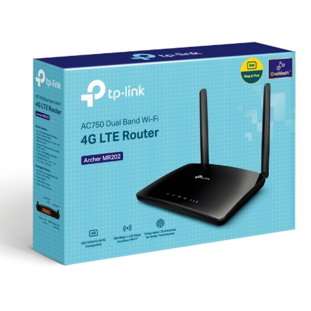 TP-Link Archer MR202 AC750 Wireless Dual Band 4G LTE Router image 0