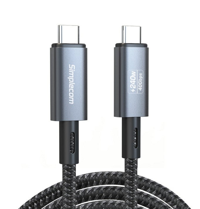 Simplecom CA615 USB-C to USB-C Cable USB4 40Gbps 5A 240W PD3.1 8K@60Hz 1.5M image 0