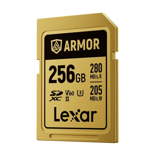 Lexar Professional ARMOR GOLD 256GB SDXC™ UHS-II Card  up to 280MB/s read, up image 1