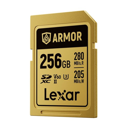 Lexar Professional ARMOR GOLD 256GB SDXC™ UHS-II Card  up to 280MB/s read, up image 1