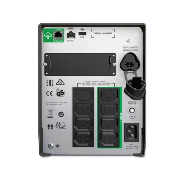 APC Smart-UPS 1000VA/700W Line Interactive UPS, Tower, 230V/10A Input, 8x IEC C1 image 1